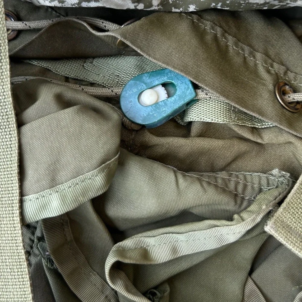 Vintage Military ALICE Field Pack Rucksack Olive Drab Canvas Backpack USA Made